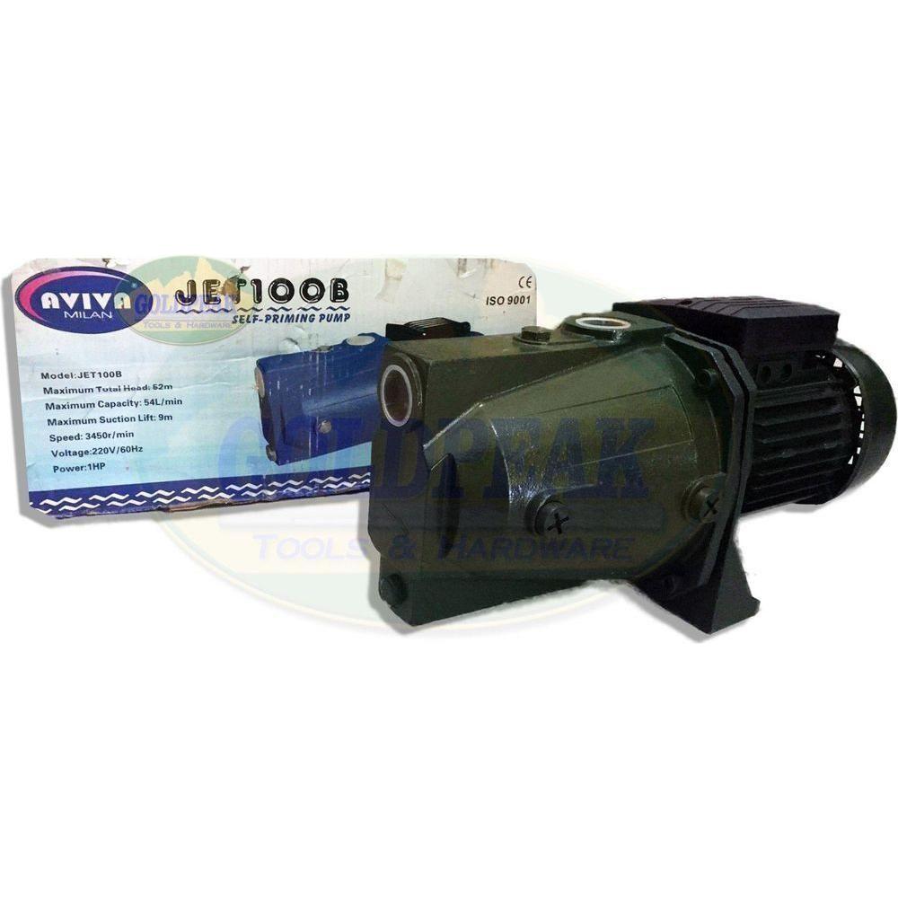 Aviva JET100B Self-Priming Water Pump - Goldpeak Tools PH Aviva Aviva JET100B Self-Priming Water Pump - Goldpeak Tools PH Aviva